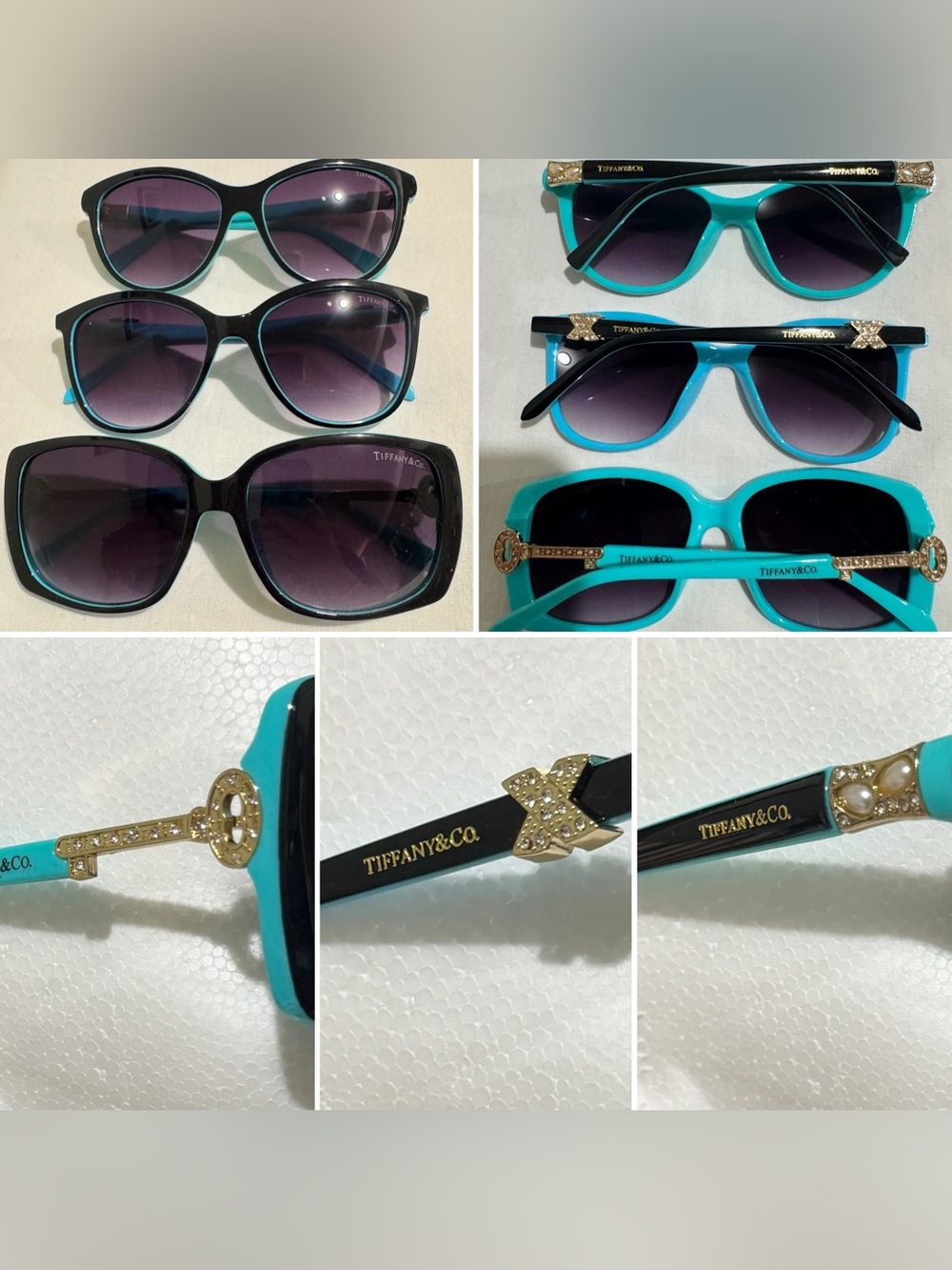 3x TIFFANY & CO. SUNGLASSES vintage womens Collection ! Free Shipping!
